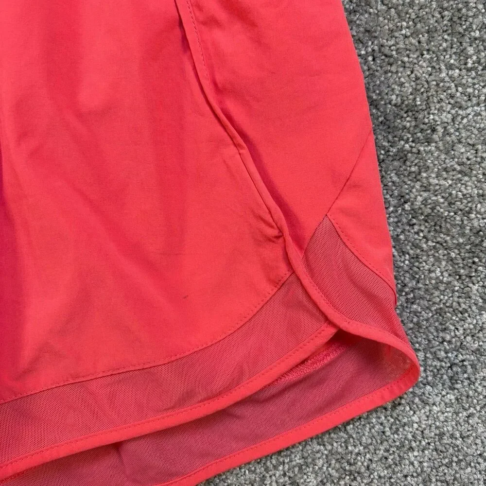 Athleta Shorts Womens Small Peach High Rise Mesh Racer Run 3 Inch Athletic